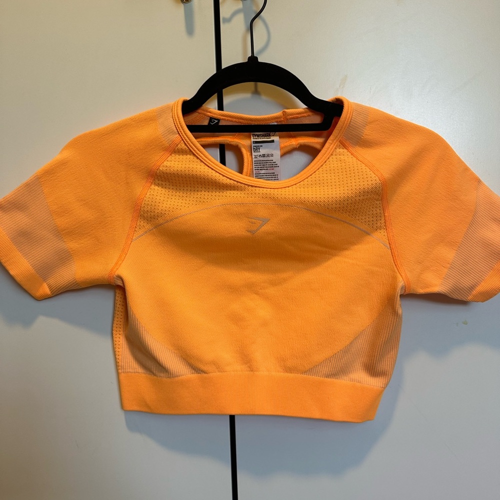 Gymshark Orange Crop Top